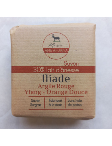 Savon Iliade Argile rouge - Ylang et Orange douce