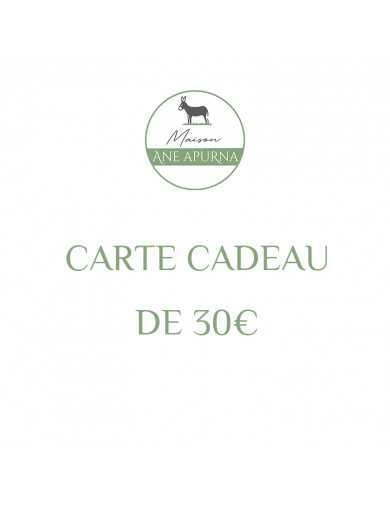 Carte Cadeau de 30€