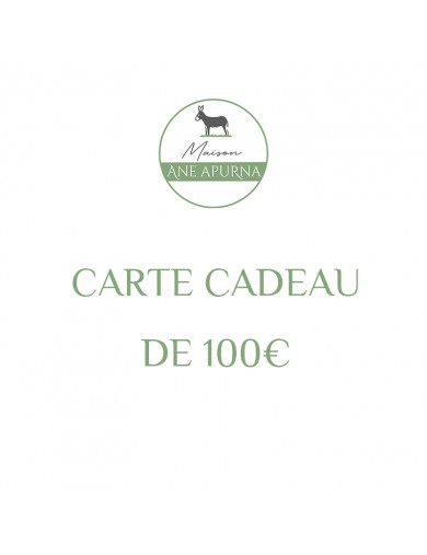 Carte Cadeau de 100€